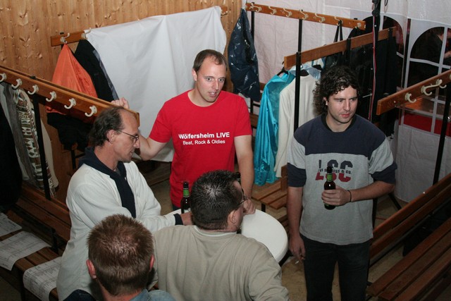 Backstage-Bereich