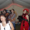 Rosie (Vordergrund) mit Berti, Martin, Colin, , Sabrina und Vanessa im Backstage Zelt