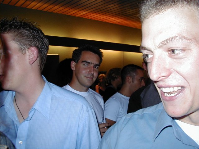 Patrick und links halb abgeschnitten: Heiko