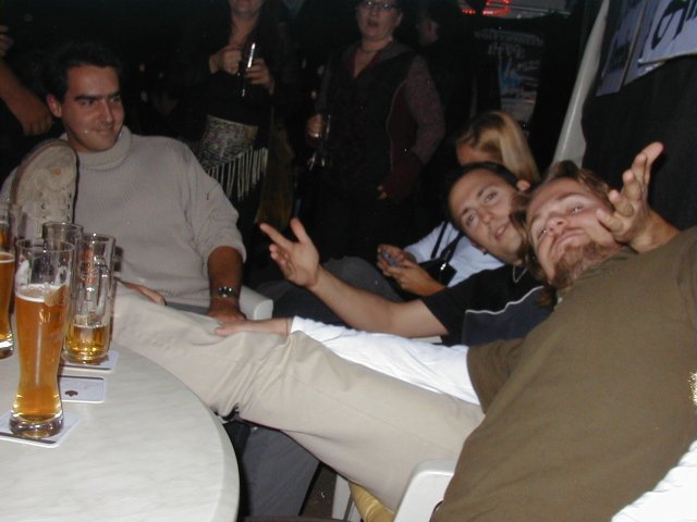 Cash (links), Daniel und Thomas (rechts)