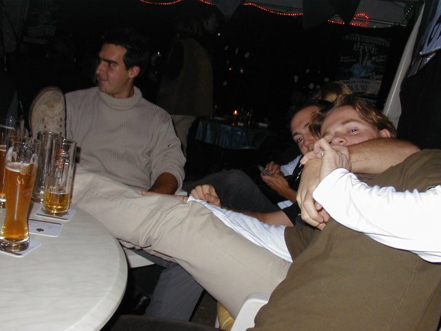 Cash (links), Daniel und Thomas (rechts)