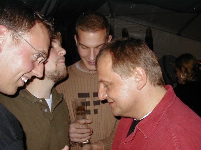 Von links: Daniel, Thomas, Frank und Bernd