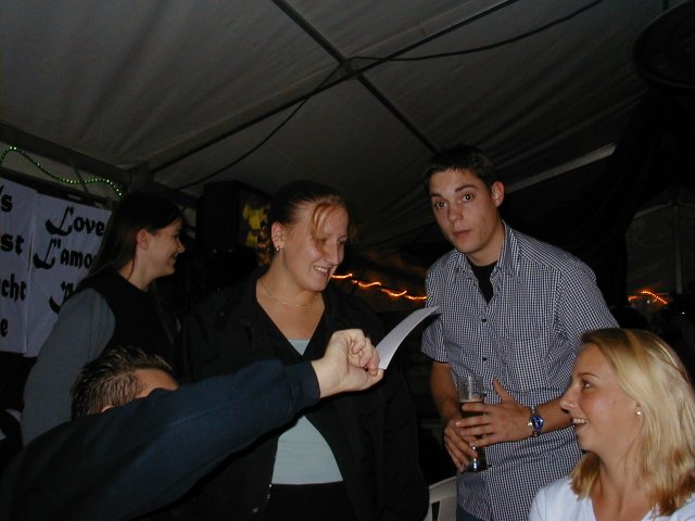 Von links: Alexander (verdeckt), Vanessa (im Hintergrund), Sabrina, Stephan und Sandra