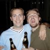 Daniel und Thomas mit Bierchen