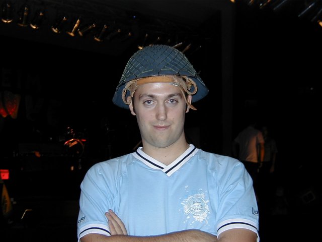 Daniel mit Helm