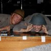 In Deckung: Frank und Daniel