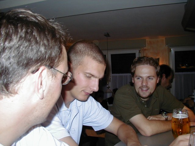 Daniel, Frank und Thomas in der Isoletta