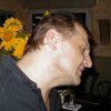 Bernd, sichtlich genervt von den Fotos