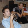 Daniel (vorne), Katrin (hinten)