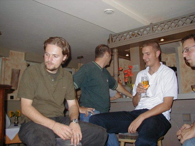In der Isoletta: Thomas, Thomas und Frank