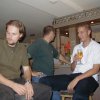 In der Isoletta: Thomas, Thomas und Frank