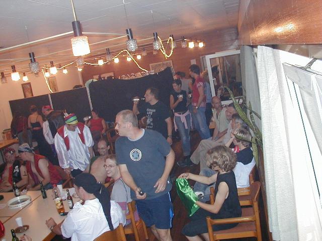 Blick in den Backstage-Bereich