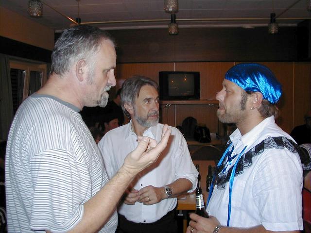 Thomas und Gerry beim Mann von der Presse