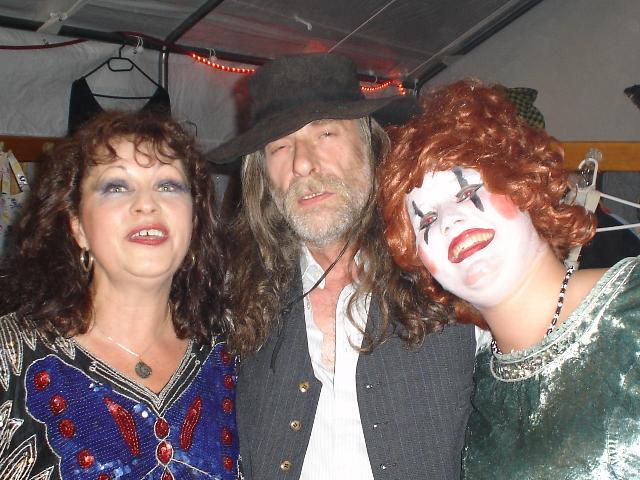 Rosi, Achim und Katharina nach ihrem Auftritt