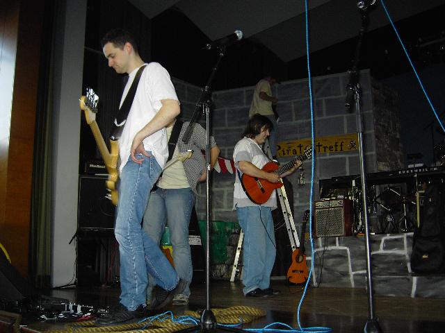Michael, Andy (verdeckt) und Martin