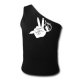 One Shoulder Top mit Logo